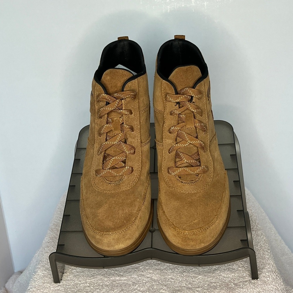 Sorel Evie Sport Lace Tan Suede Wedge Ankle Boots 8.5 NL3817